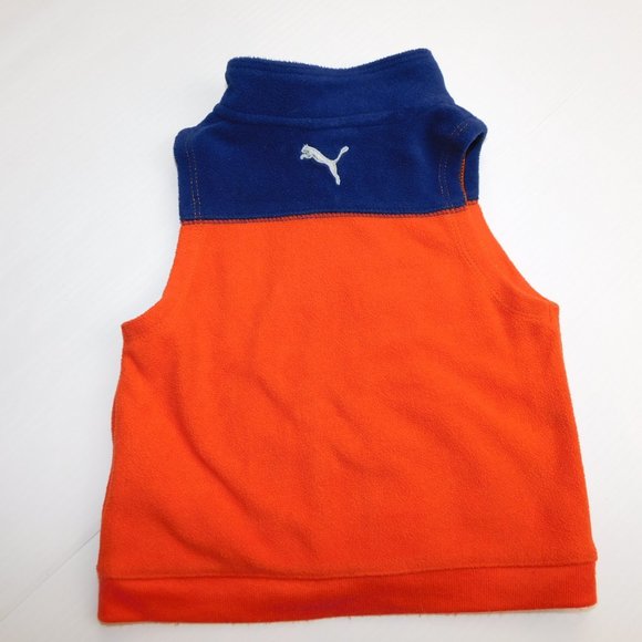 Puma Baby 6-9 Months Fleece Full Zip Vest and Track Pant Set - Picture 4 of 8